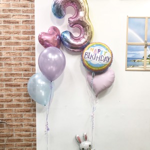 3歳の女の子のバースデーギフト｜誕生日バルーンギフト